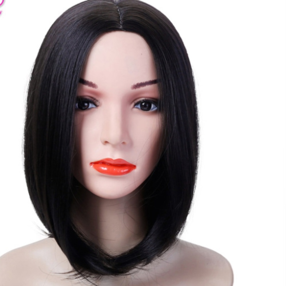 Black Synthetic Bob Wig